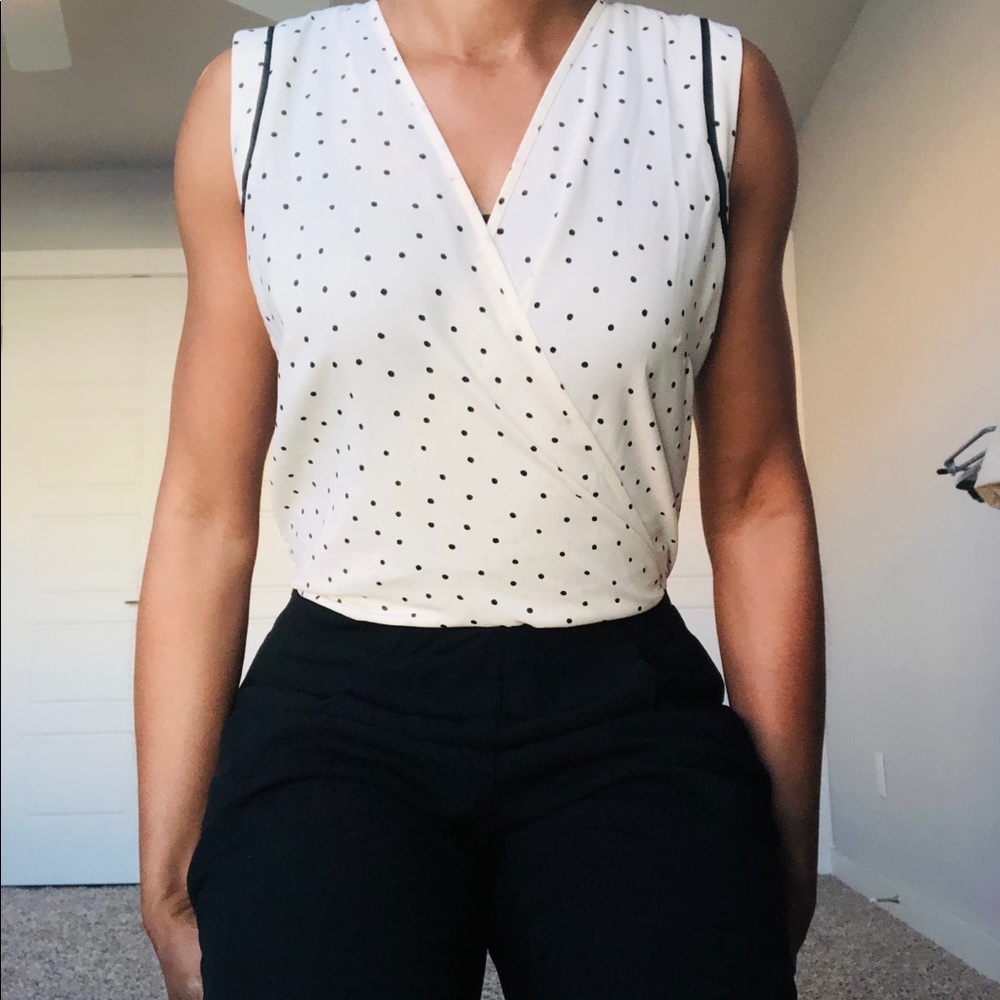 Black and White Jumpsuit - Picture 3 of 10